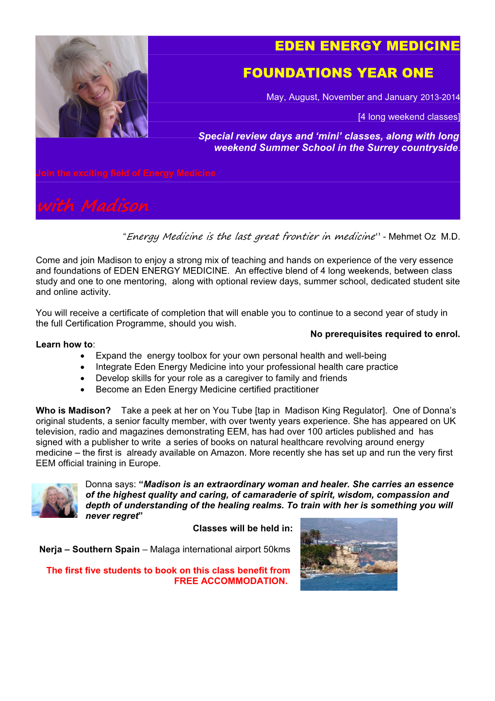 Join the Exciting Field of Energy Medicine