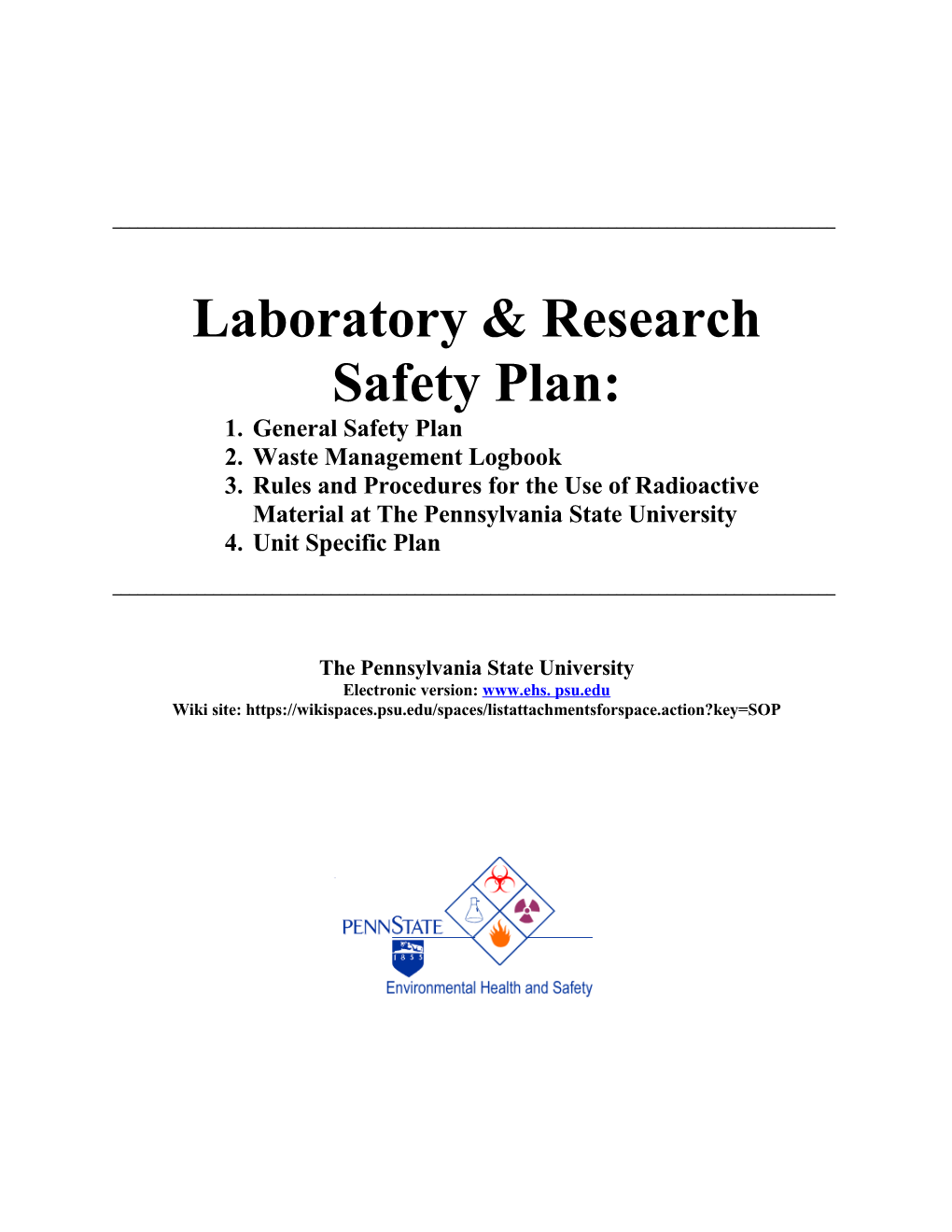 Laboratory & Researchsafety Plan