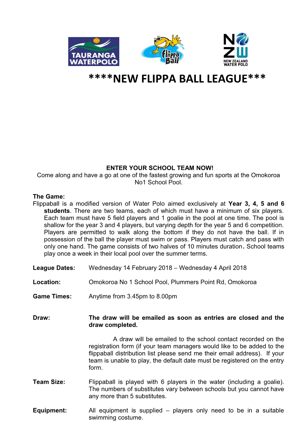 New Flippa Ball League