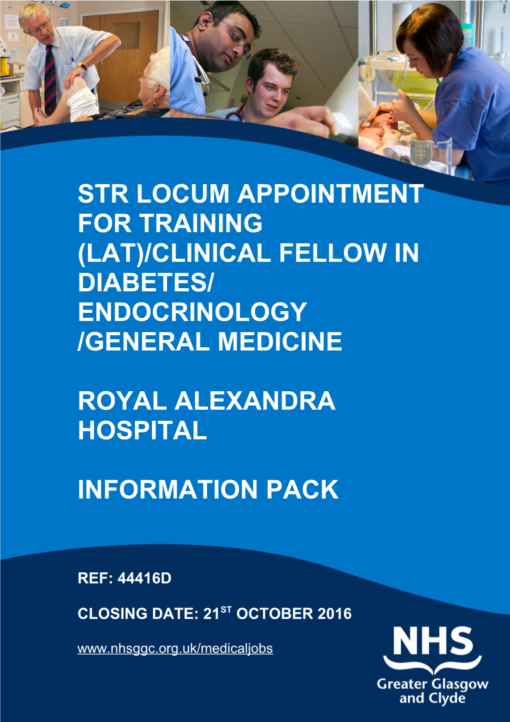 Str Locum Appointment for Training (LAT)/Clinical Fellow in Diabetes
