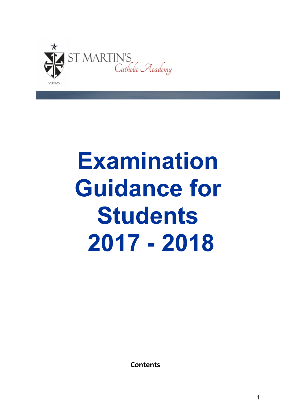 Examination Guidance for Students