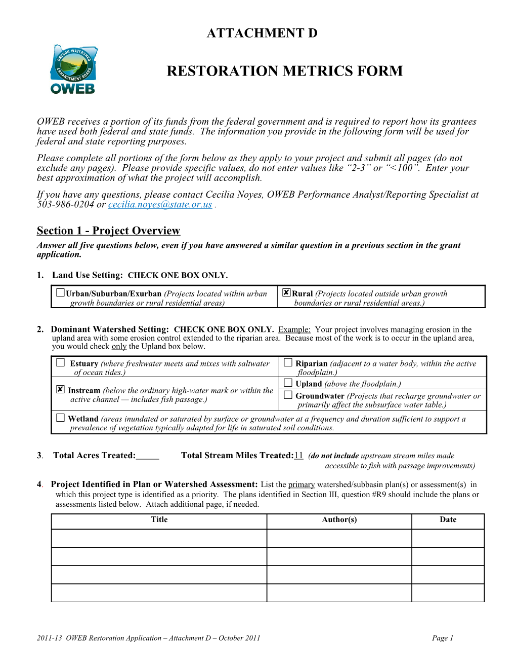 Oregon Watershed Enhancement Board