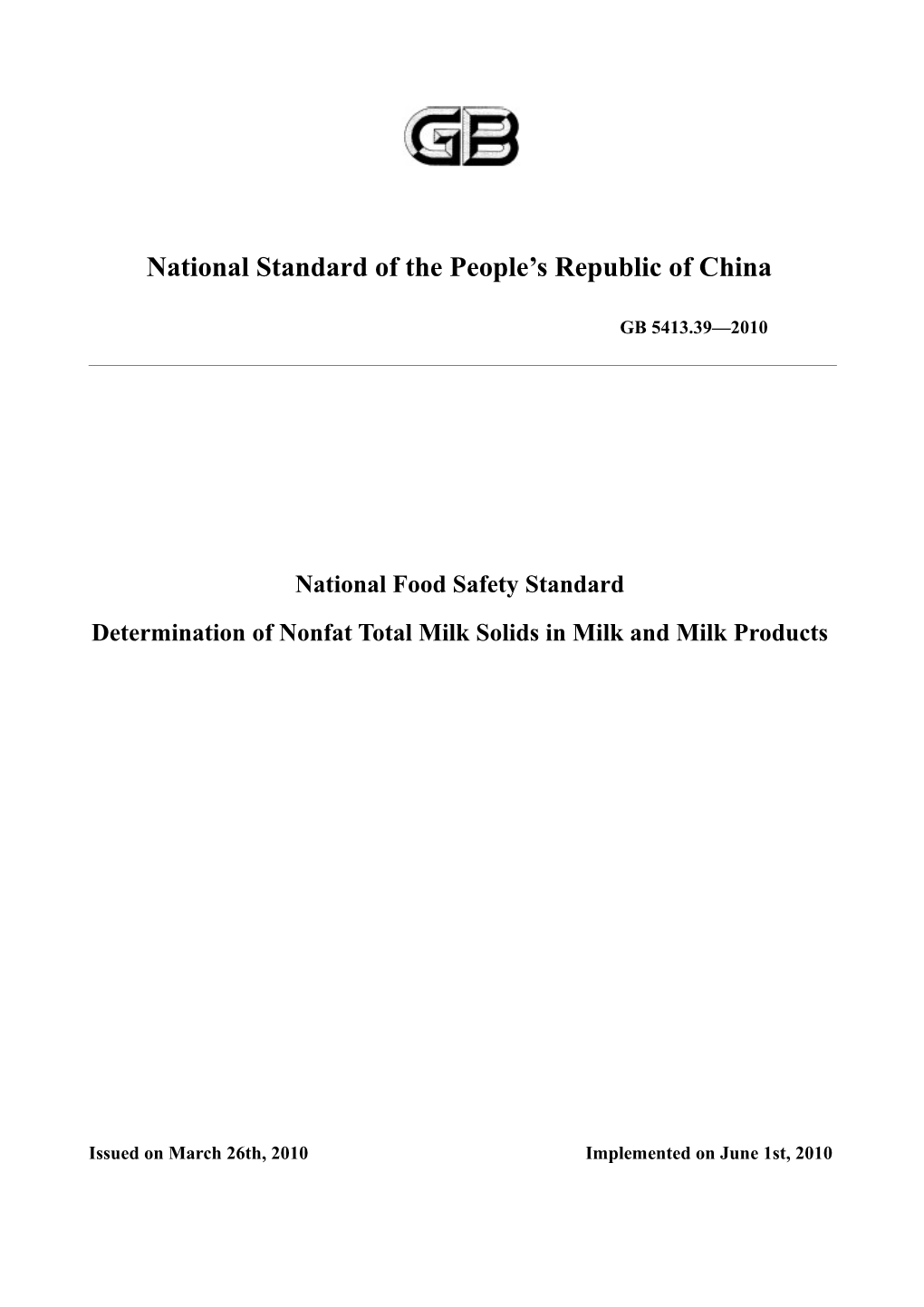 Determination of Nonfat Total Milk Solids in Milk and Milk Products