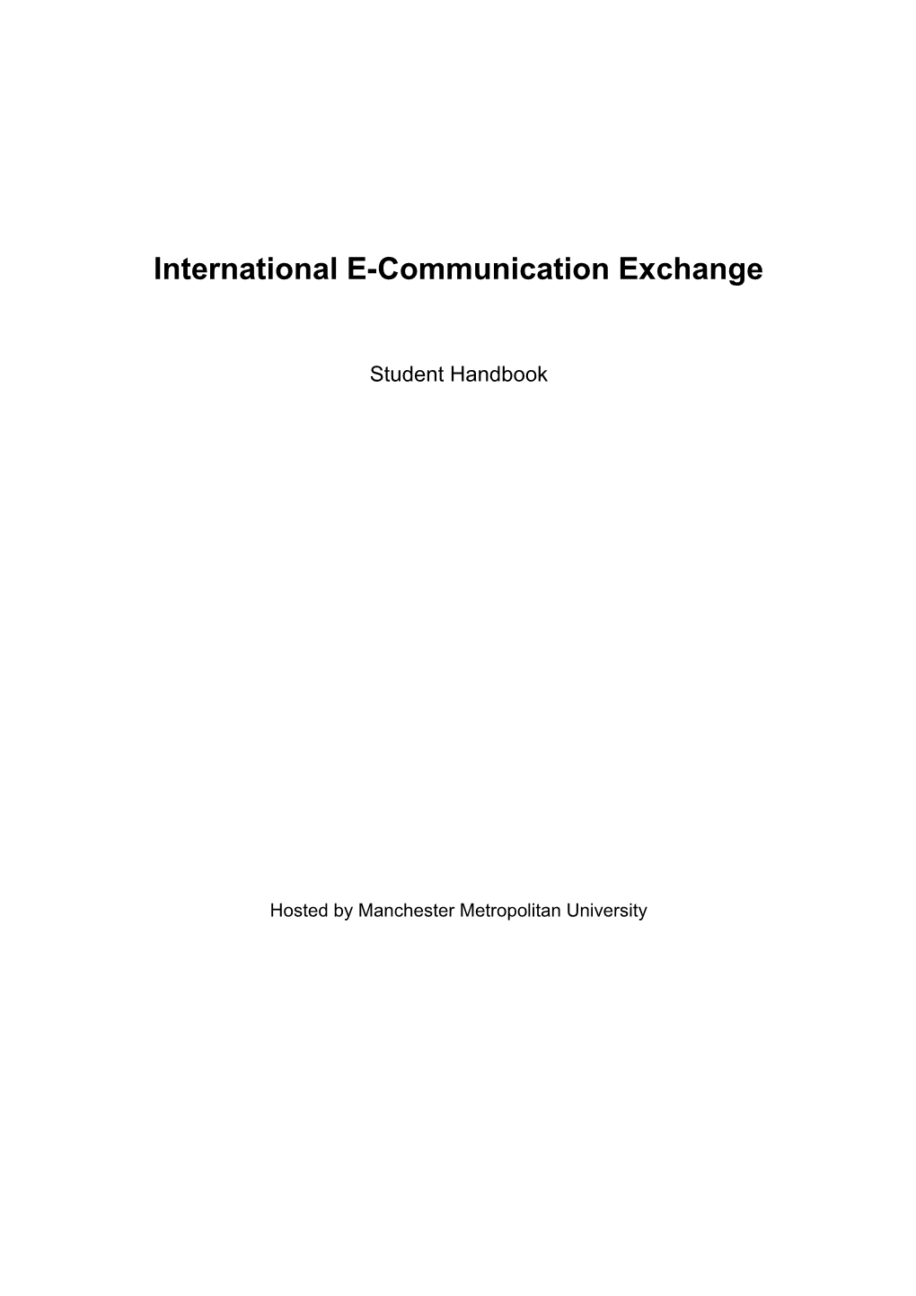 International E-Communication Exchange