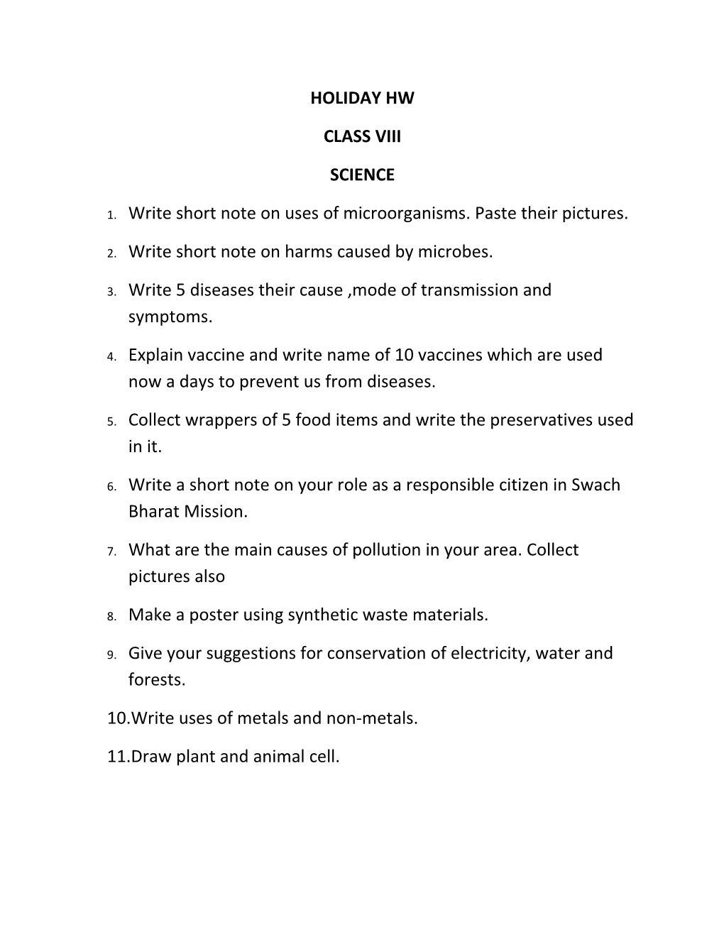 Write Short Note on Uses of Microorganisms. Paste Their Pictures