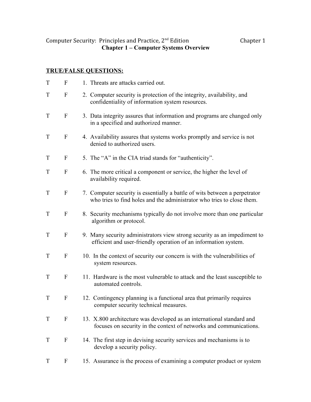 Chapter 1 Computer Systems Overview