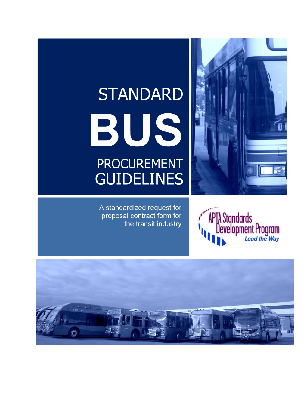 APTA Bus Procurement Guidelines 2011