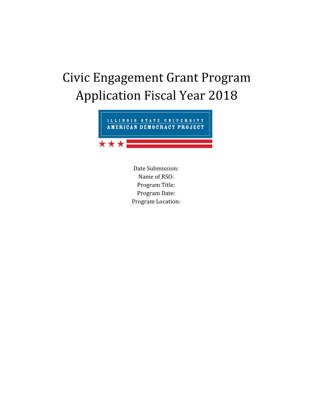 Application Fiscal Year 2017