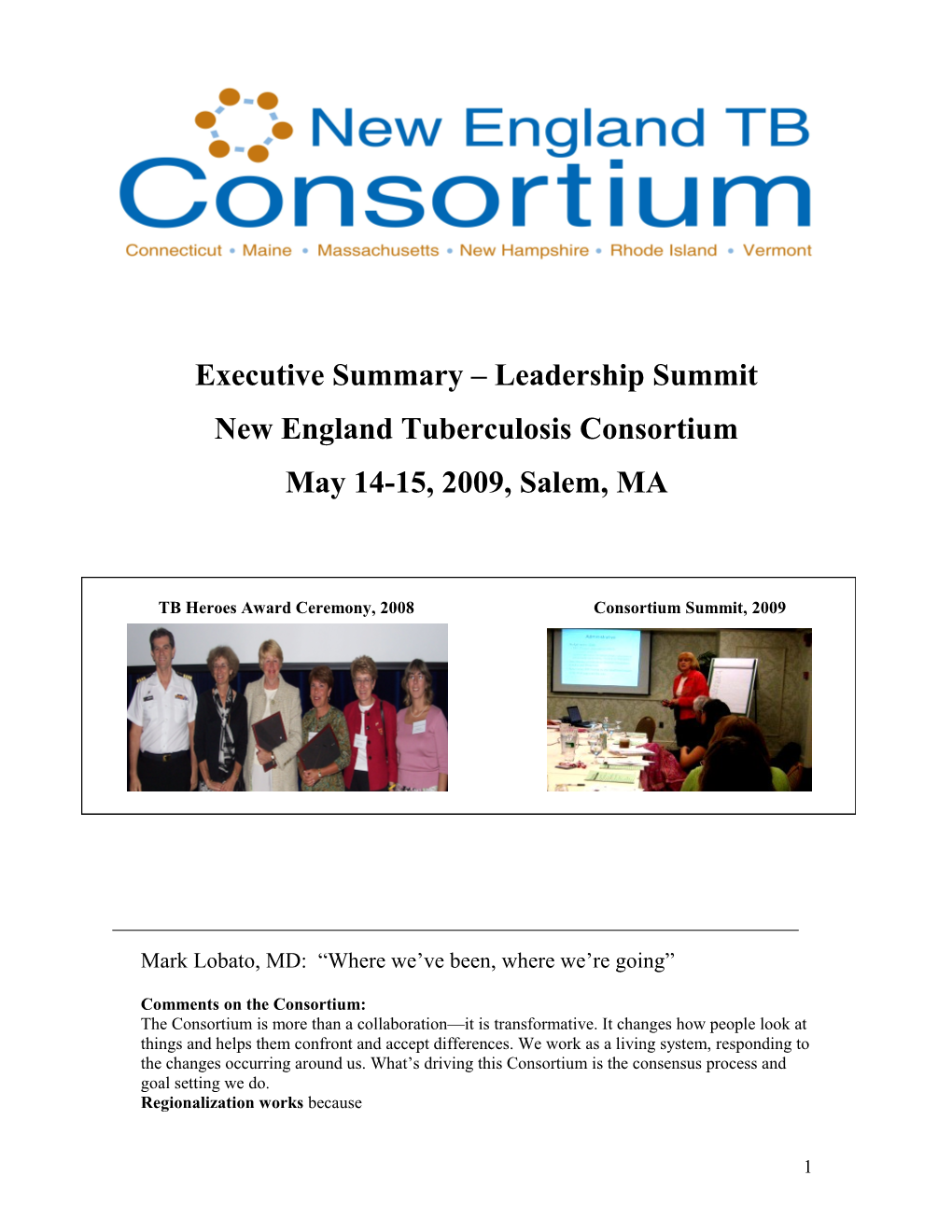 Executive Summary Leadership Summit