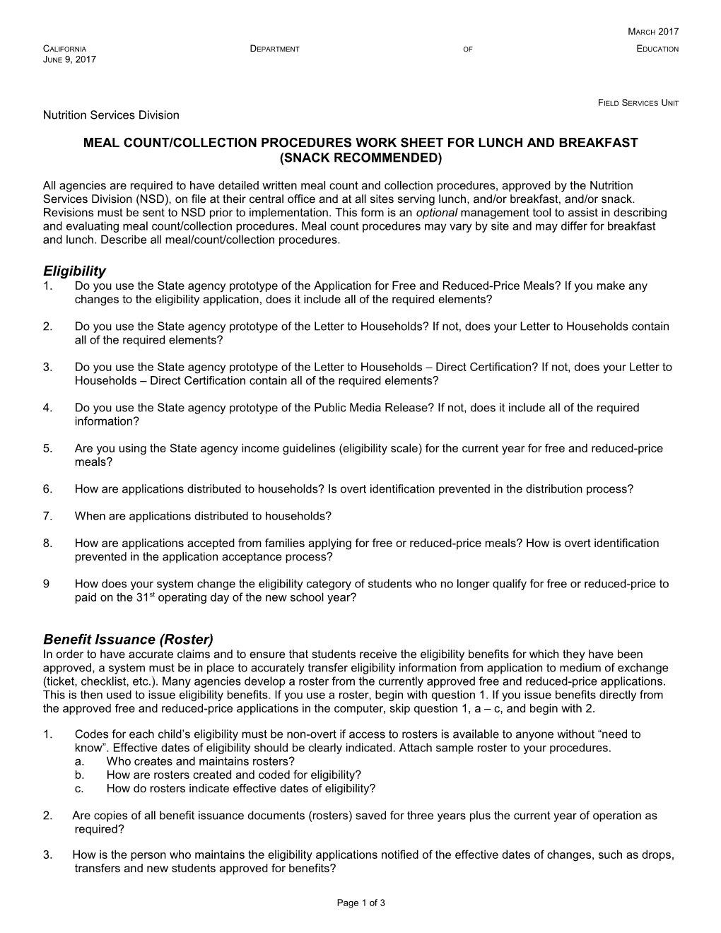 MCCP Worksheet for Lunch and Breakfast - School Nutrition (CA Department of Education)