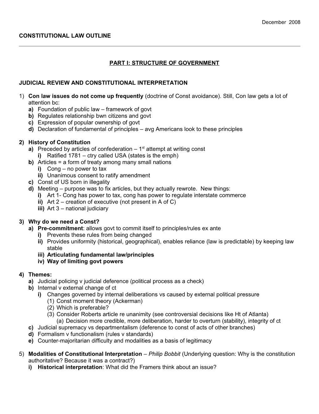 Judicial Review and Constitutional Interpretation