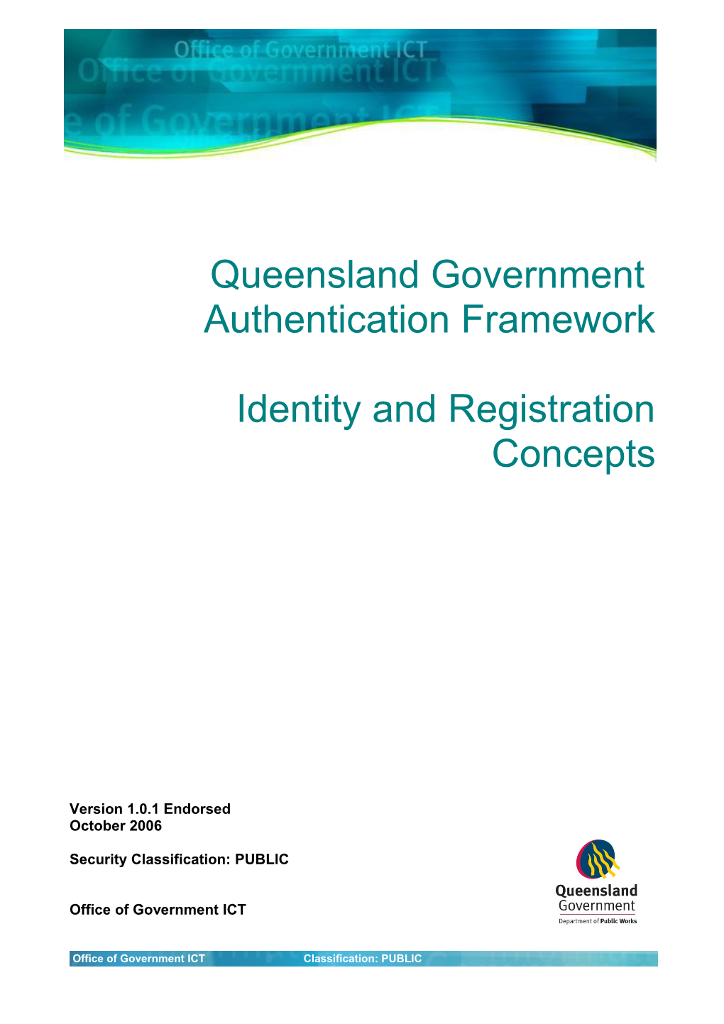 QGAF Identity and Registration Concepts