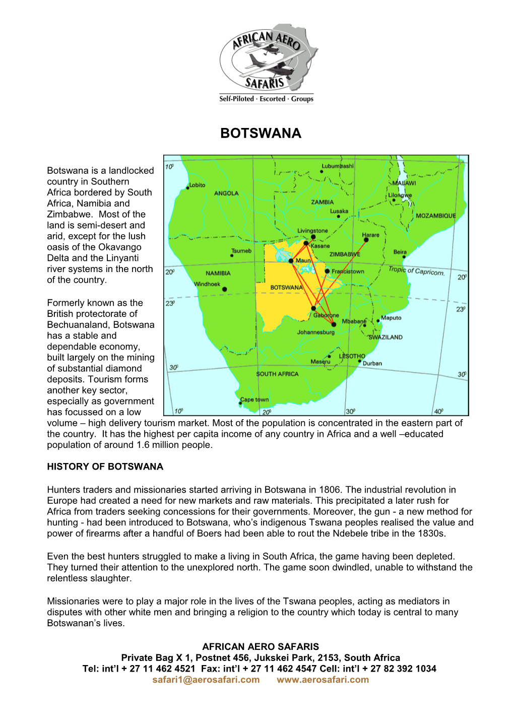 History of Botswana