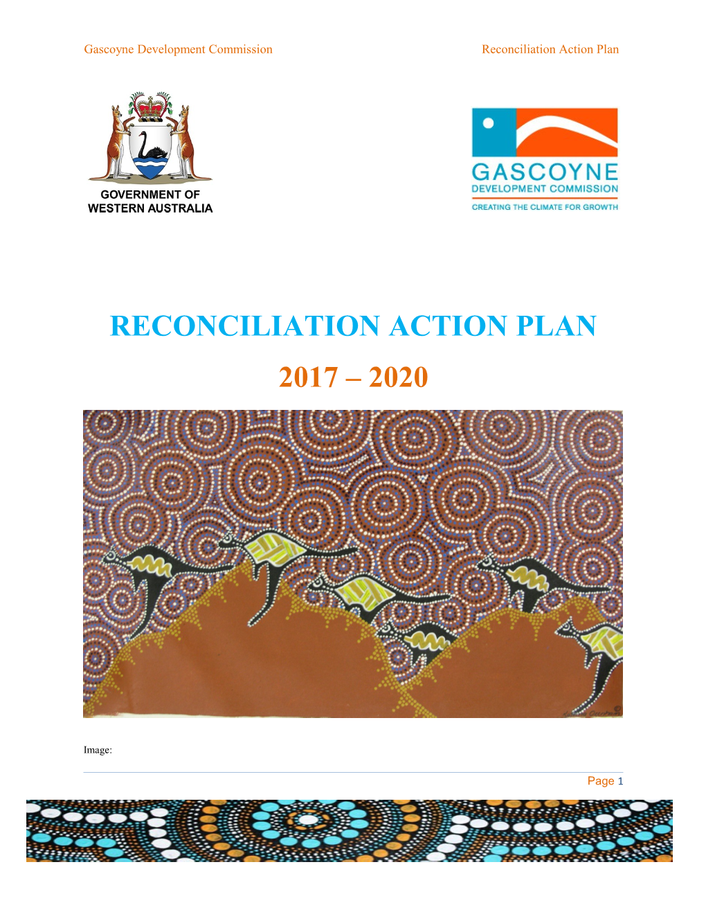 Gascoyne Development Commission Reconciliation Action Plan