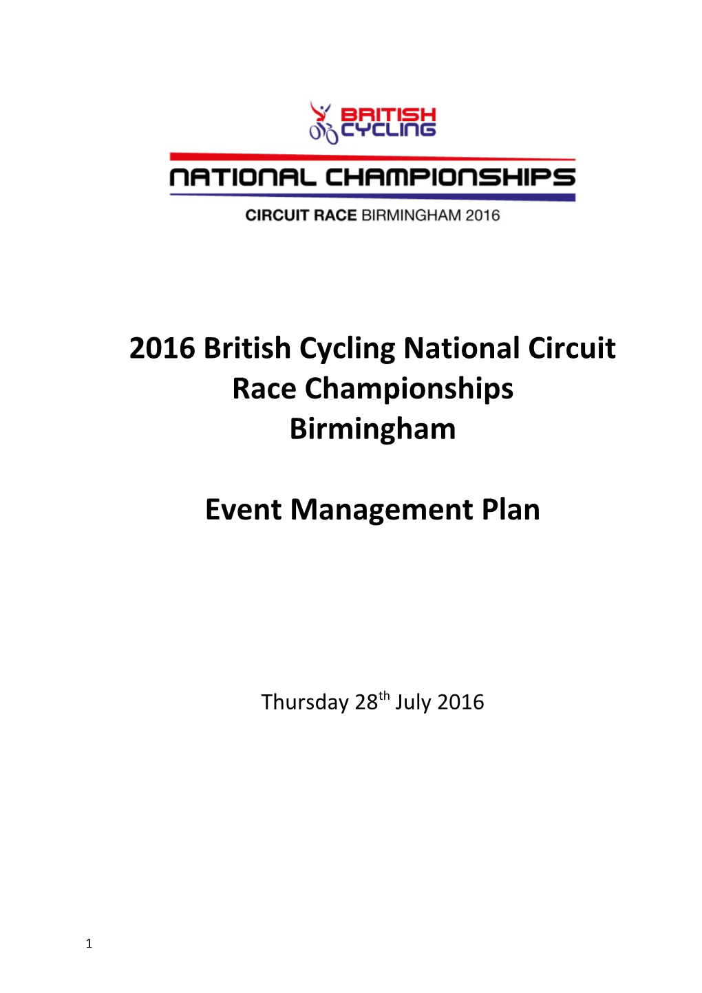 2016 British Cycling National Circuit Race Championships