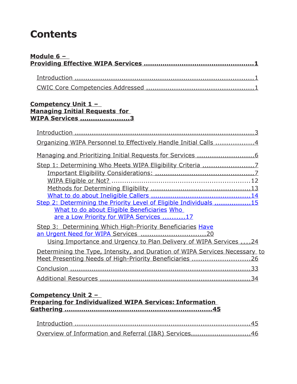 2016 WIPA Manual Module 6