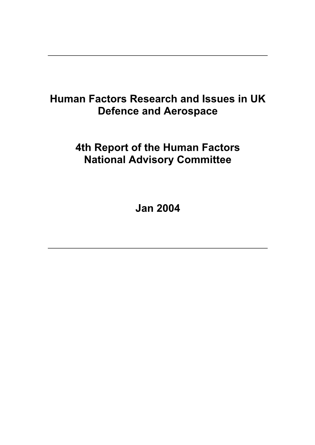 2Nd HF NAC Report