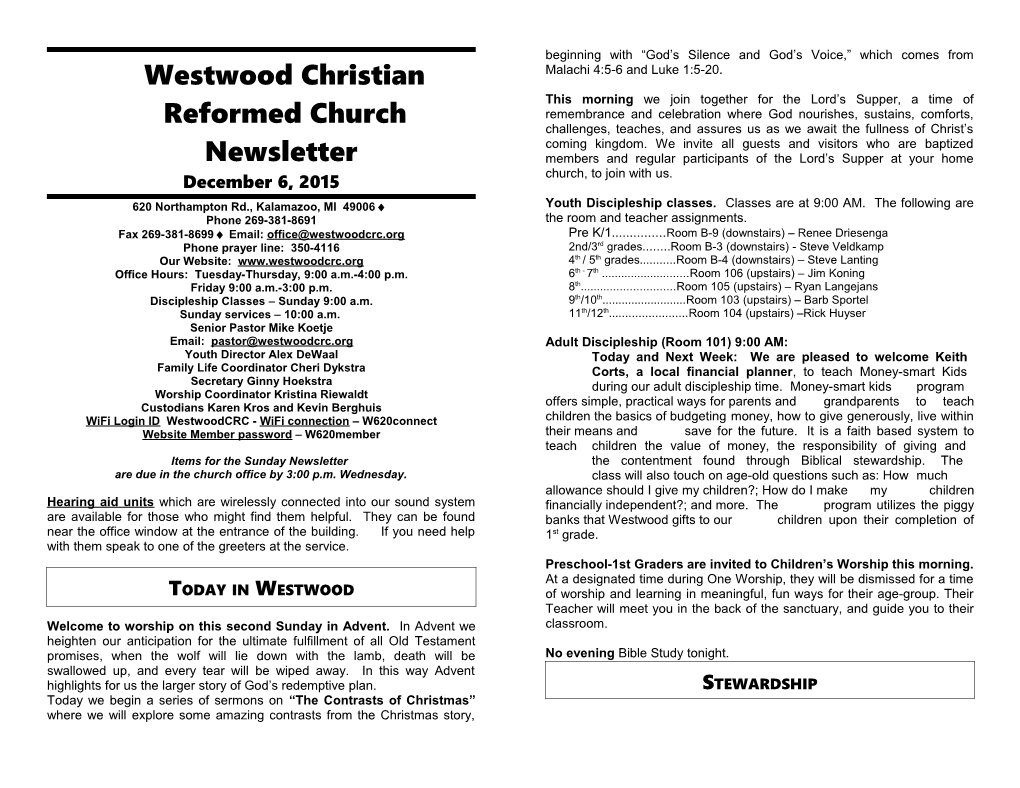 Westwood Christian
