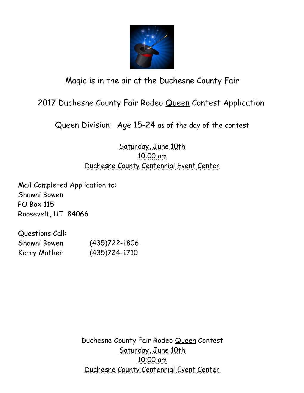 Magic Is in the Air at the Duchesne County Fair