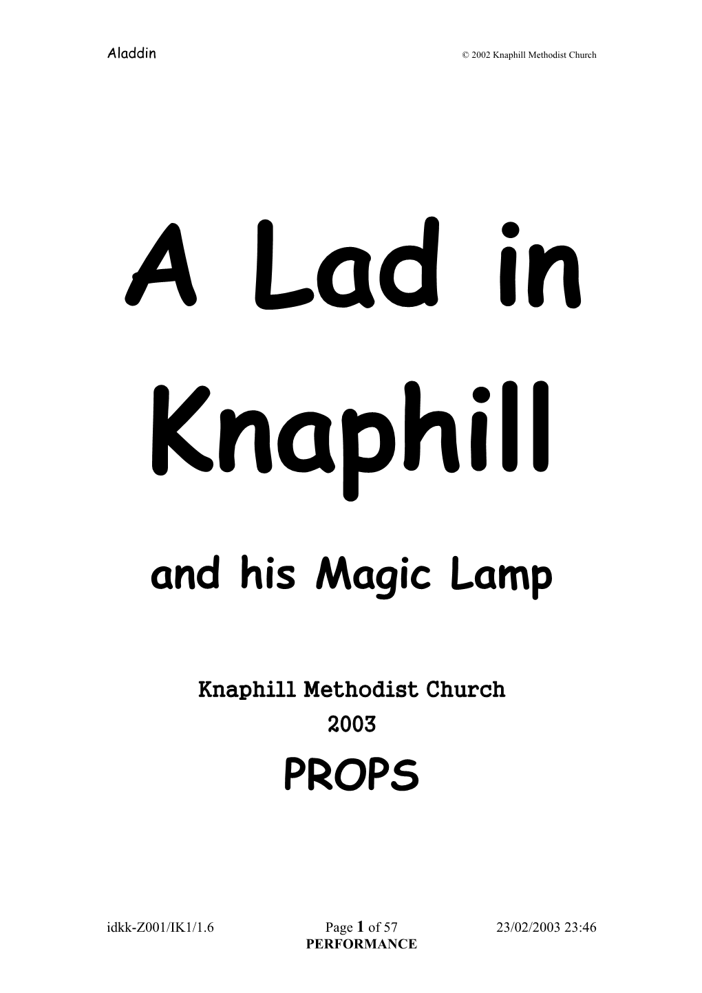And His Magic Lamp