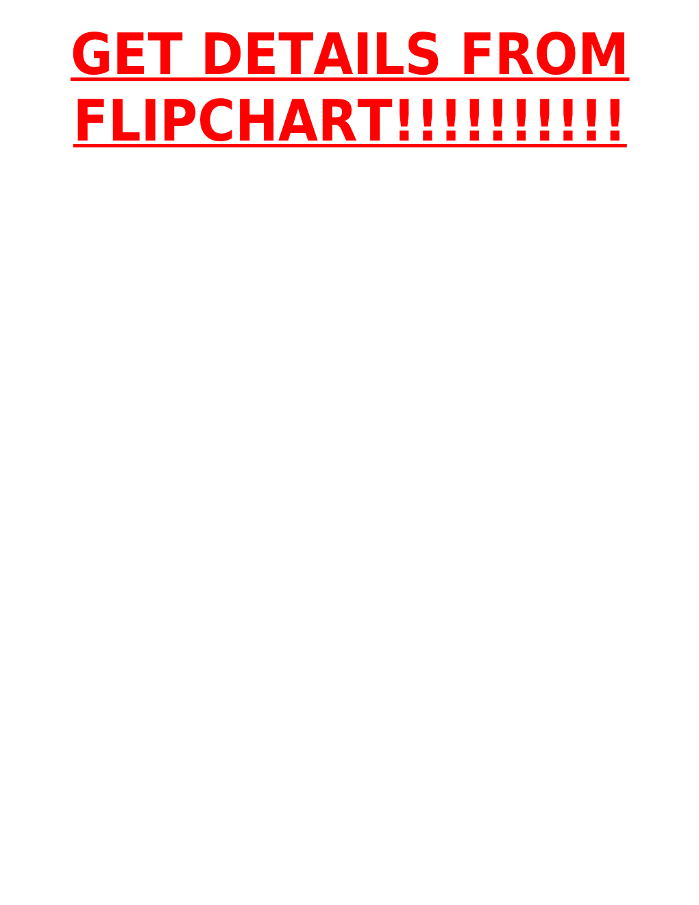 Get Details from Flipchart
