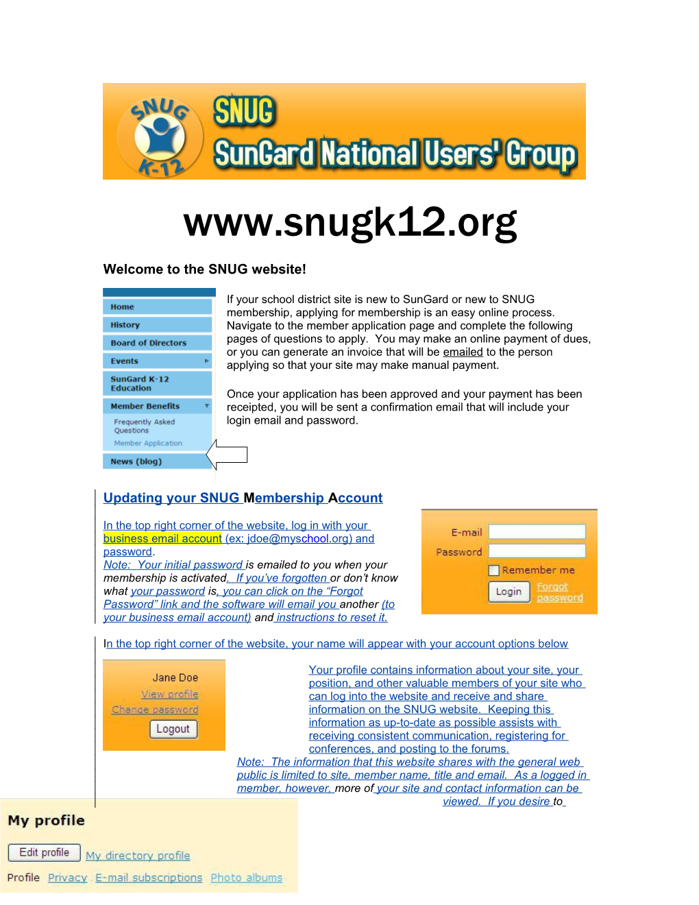 Welcome to the SNUG Website!