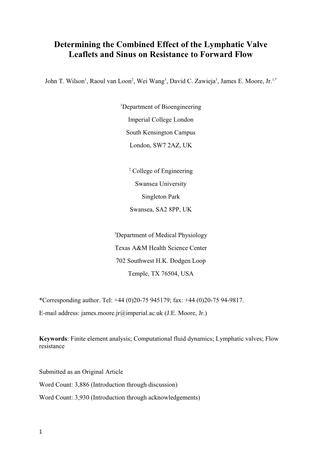 Determining the Combined Effect of the Lymphatic Valve Leaflets and Sinus on Resistance