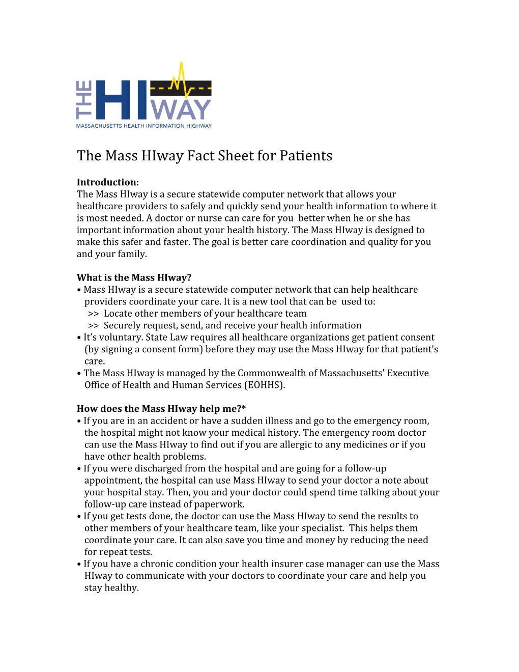What Is the Mass Hiway?