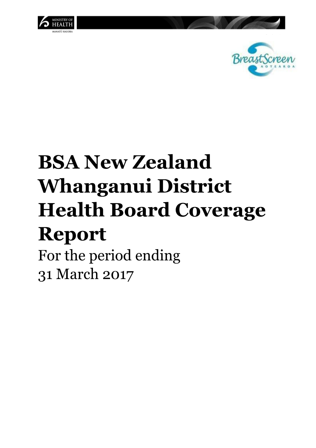 Bsanew Zealand Whanganui District Health Boardcoverage Report