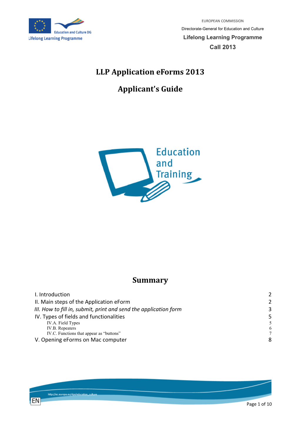 LLP Application Eforms