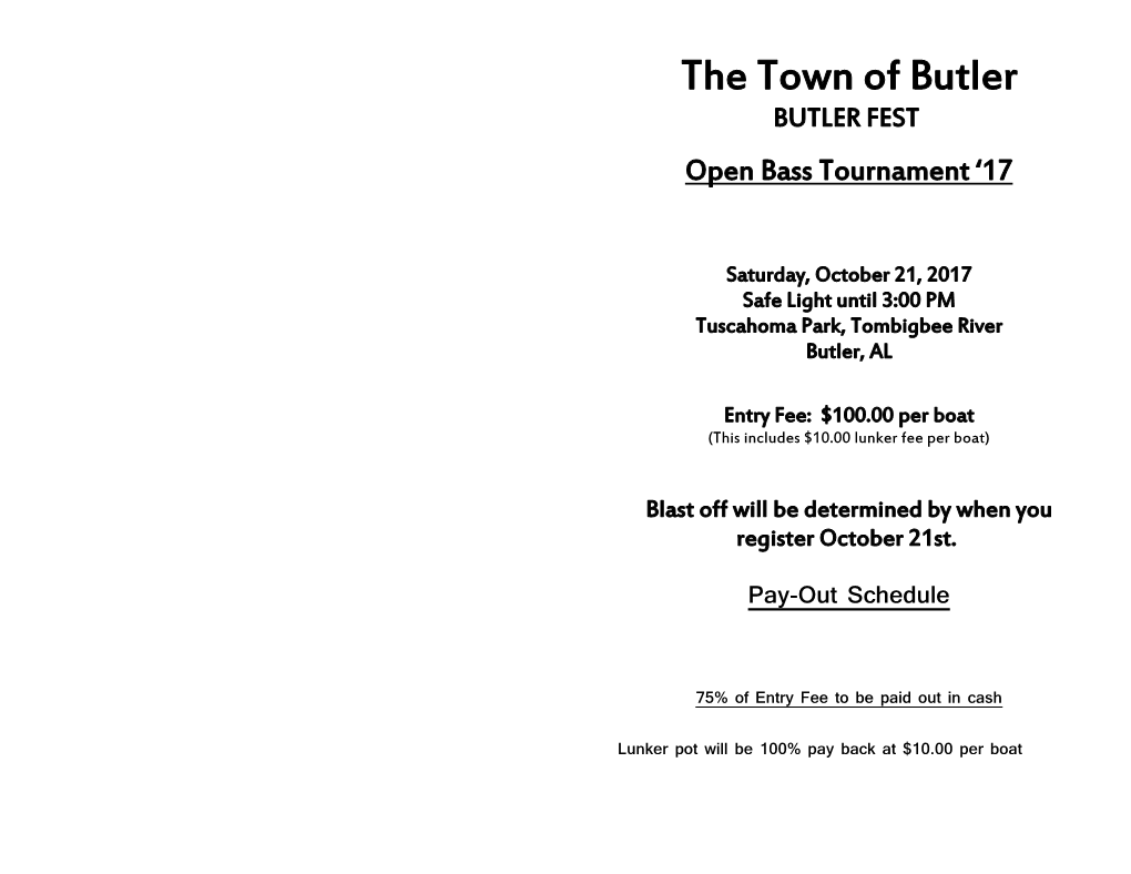 The Town of Butler
