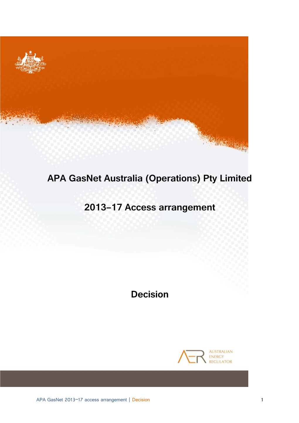 APA Gasnet Australia (Operations) Pty Limited