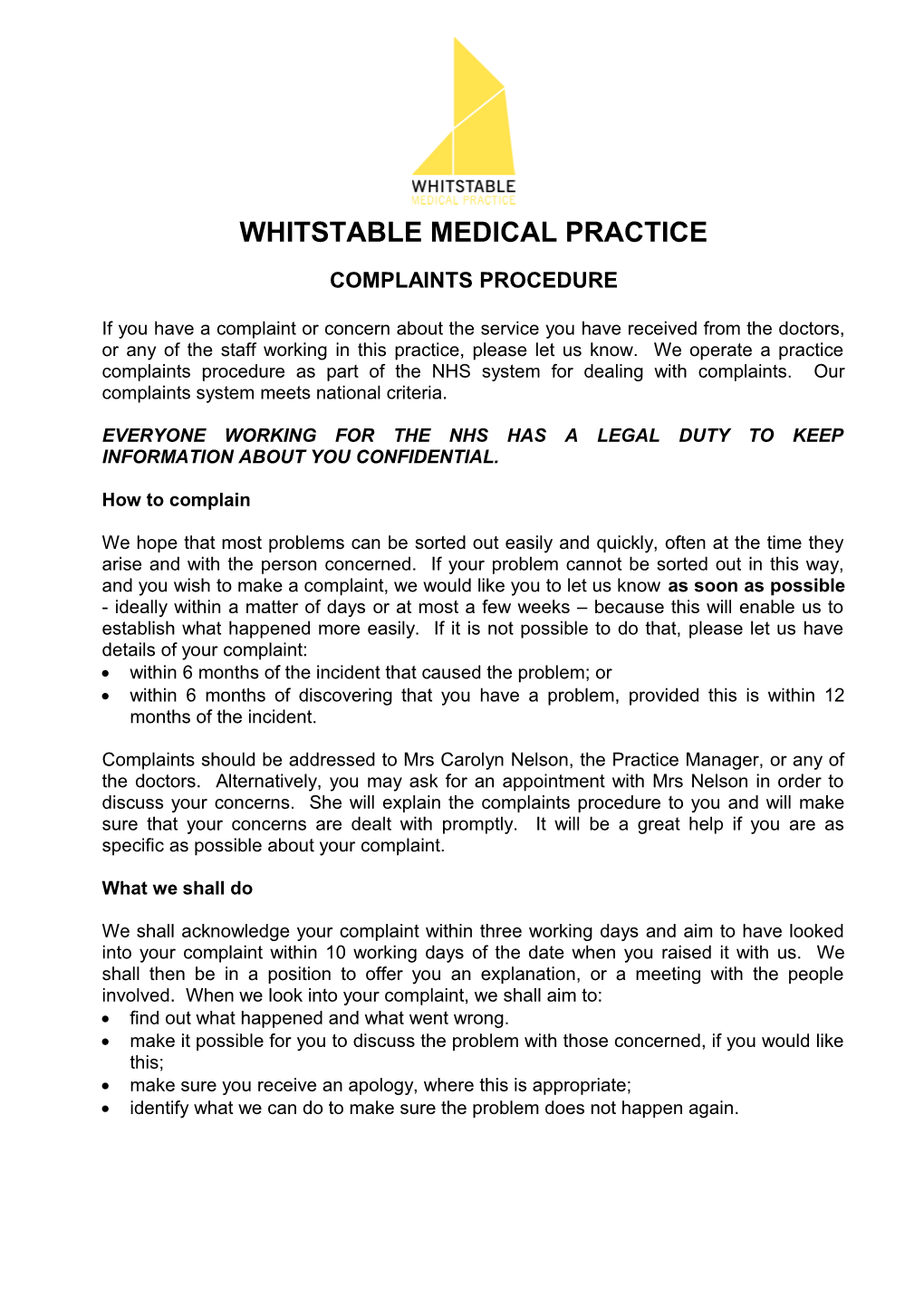 Whitstable Medical Practice