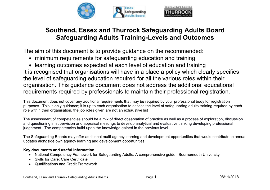 Lscb Competencies for Safeguarding Children-Links to Course