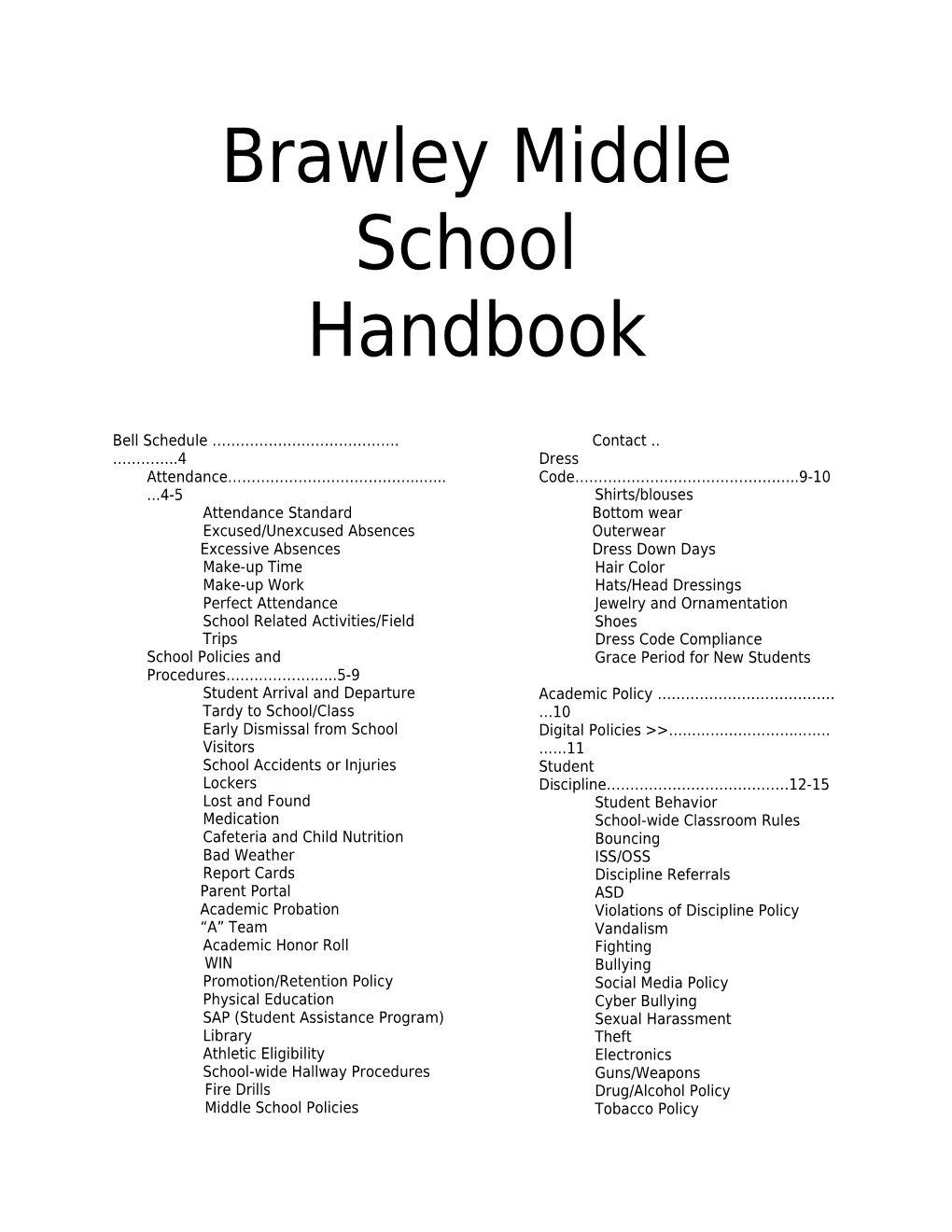 Brawley Middle School