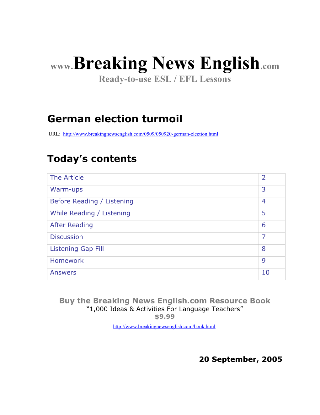German Election Turmoil