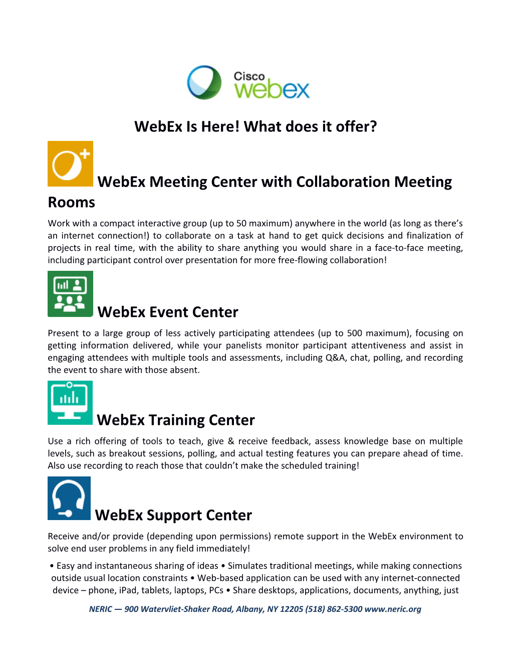 Webex Is Here! What Does It Offer?