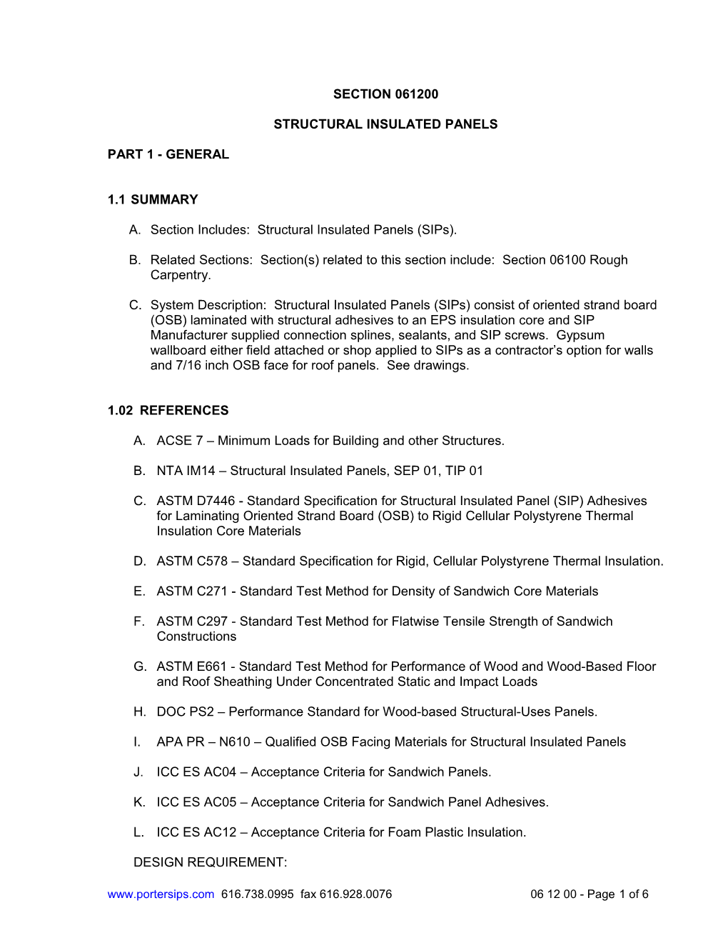 Structural Insulated Panels