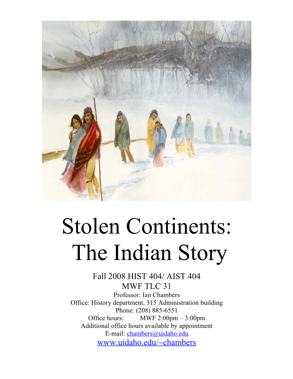 Native American History I