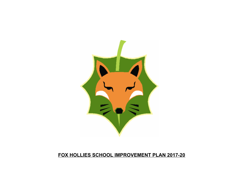 Fox Hollies School Improvement Plan 2008-9