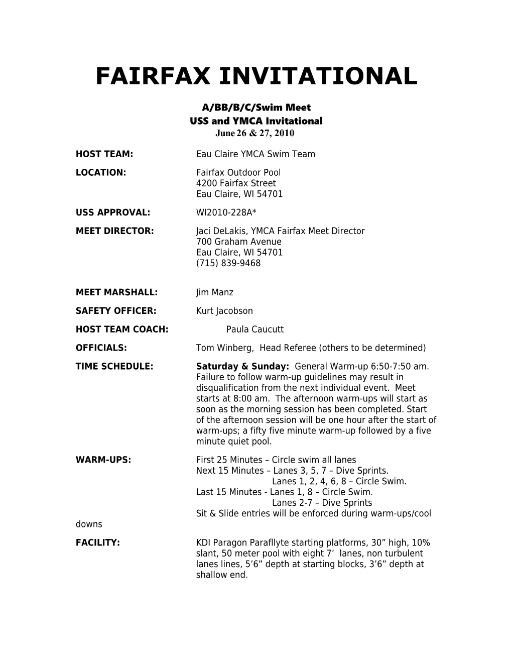 Fairfax Invitational