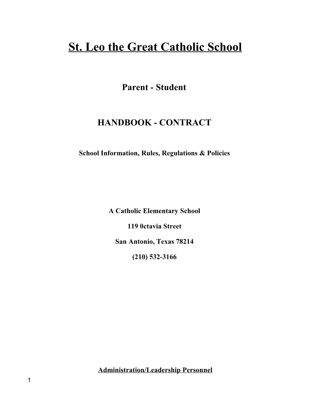 St. Leo the Great Catholic School