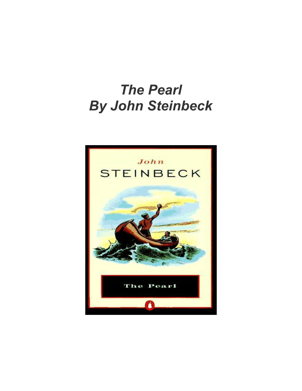 By John Steinbeck