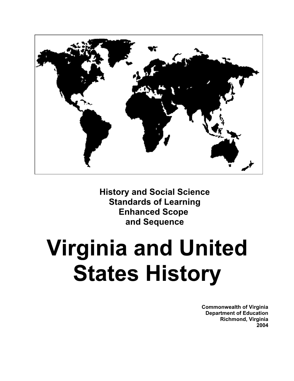 Virginia and United States History