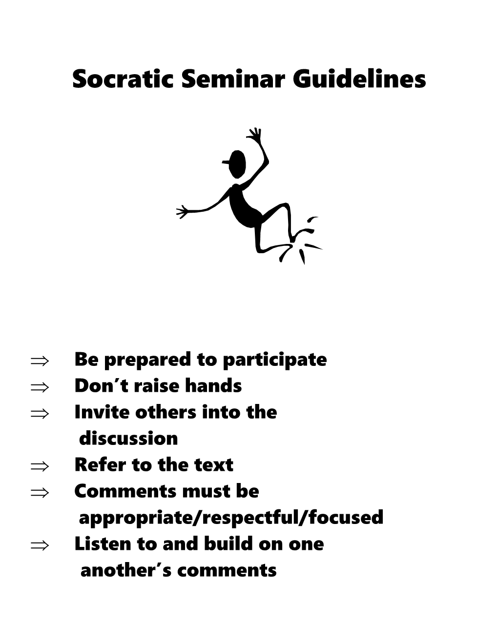 Socratic Seminar Guidelines