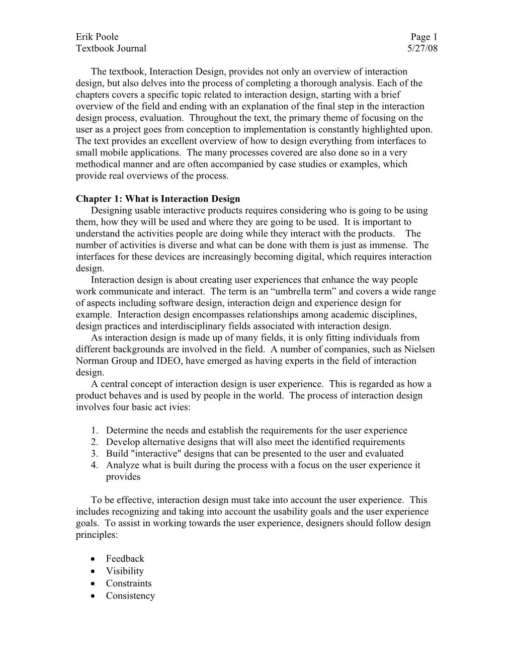 Chapter 4: Designing for Collaboration and Communication