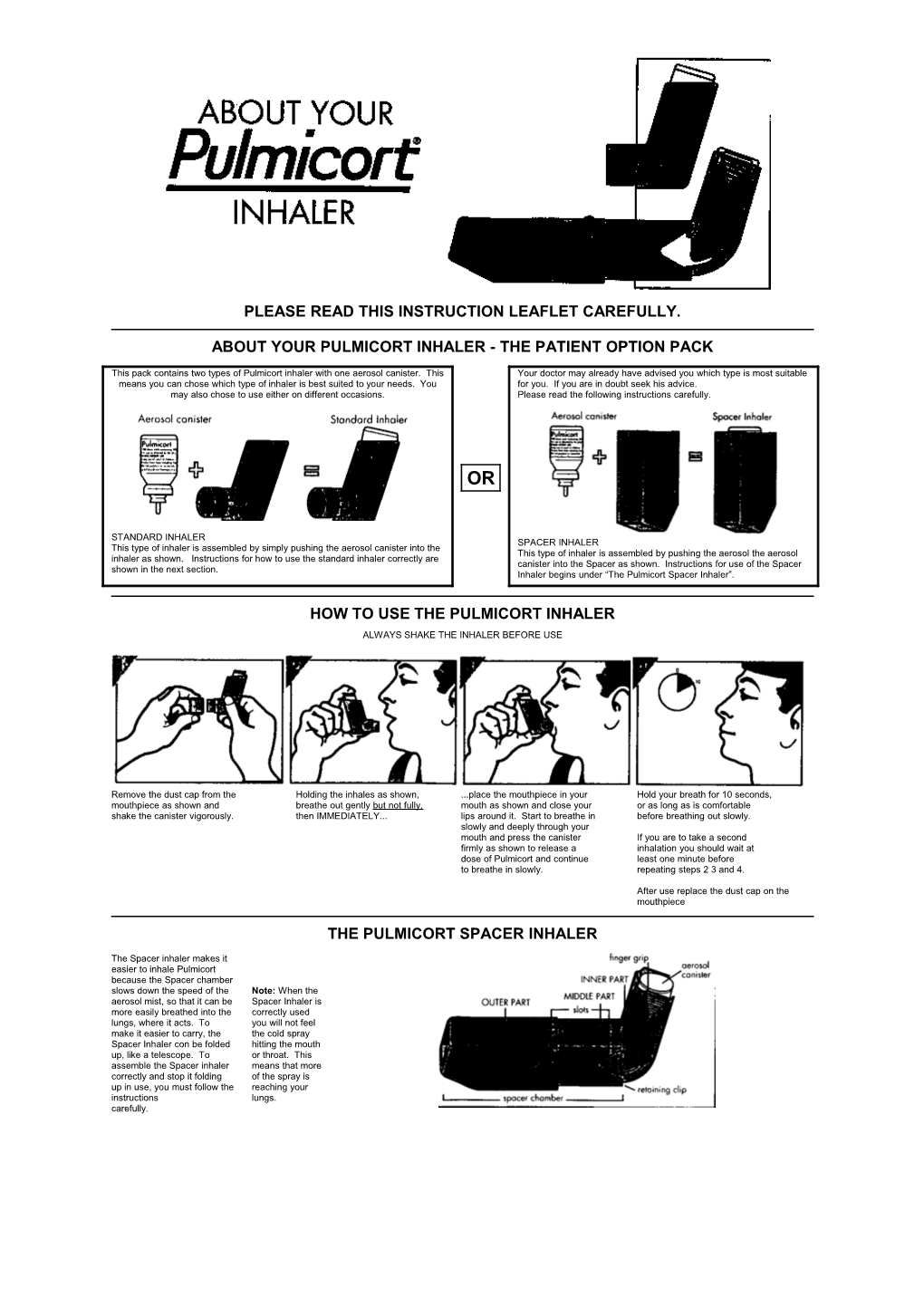 How to Assemble Your Pulmicort Spacer Inhaler