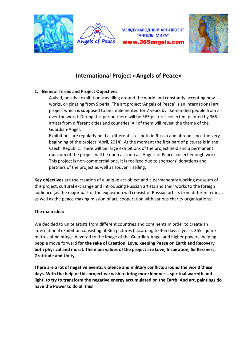 International Project Angels of Peace