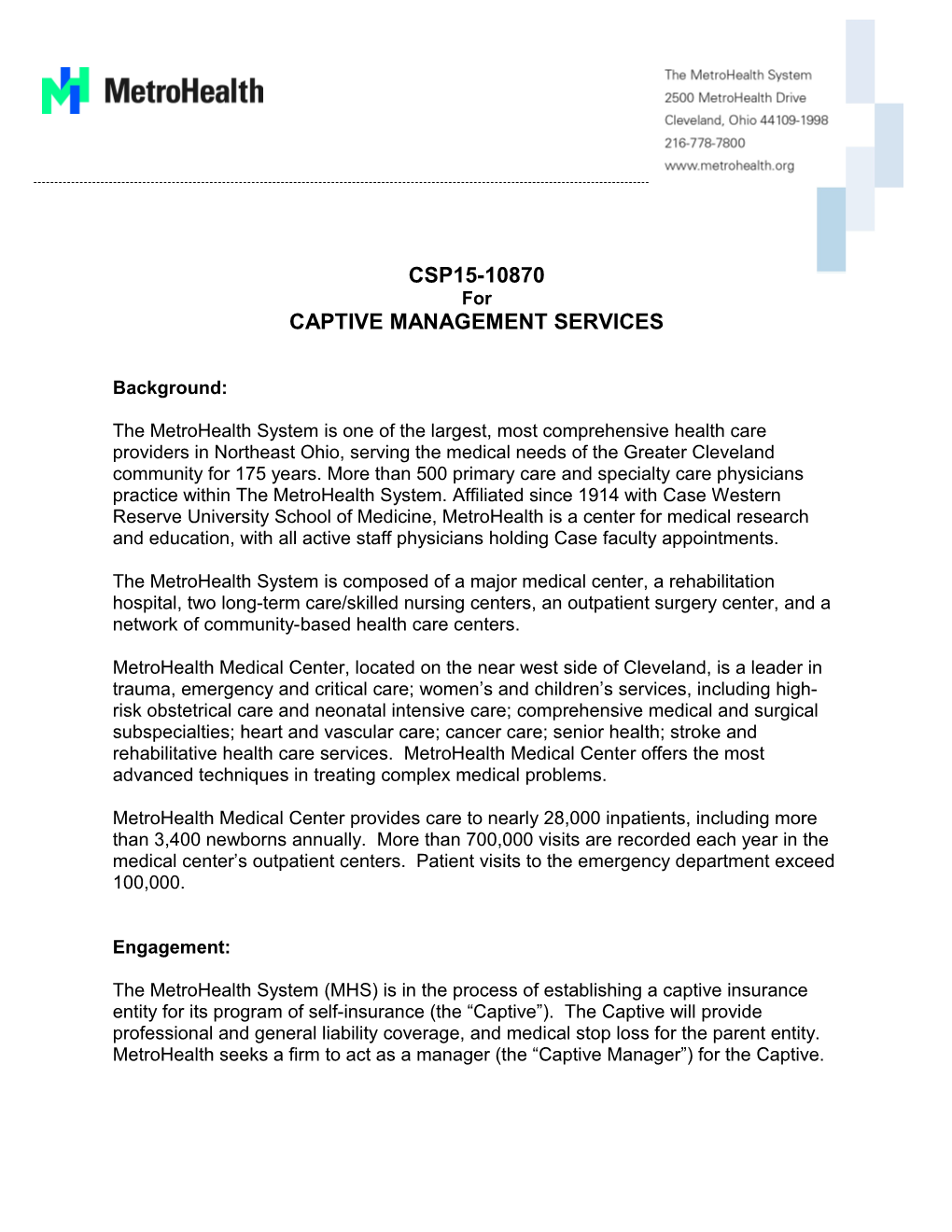 Captive Management Services