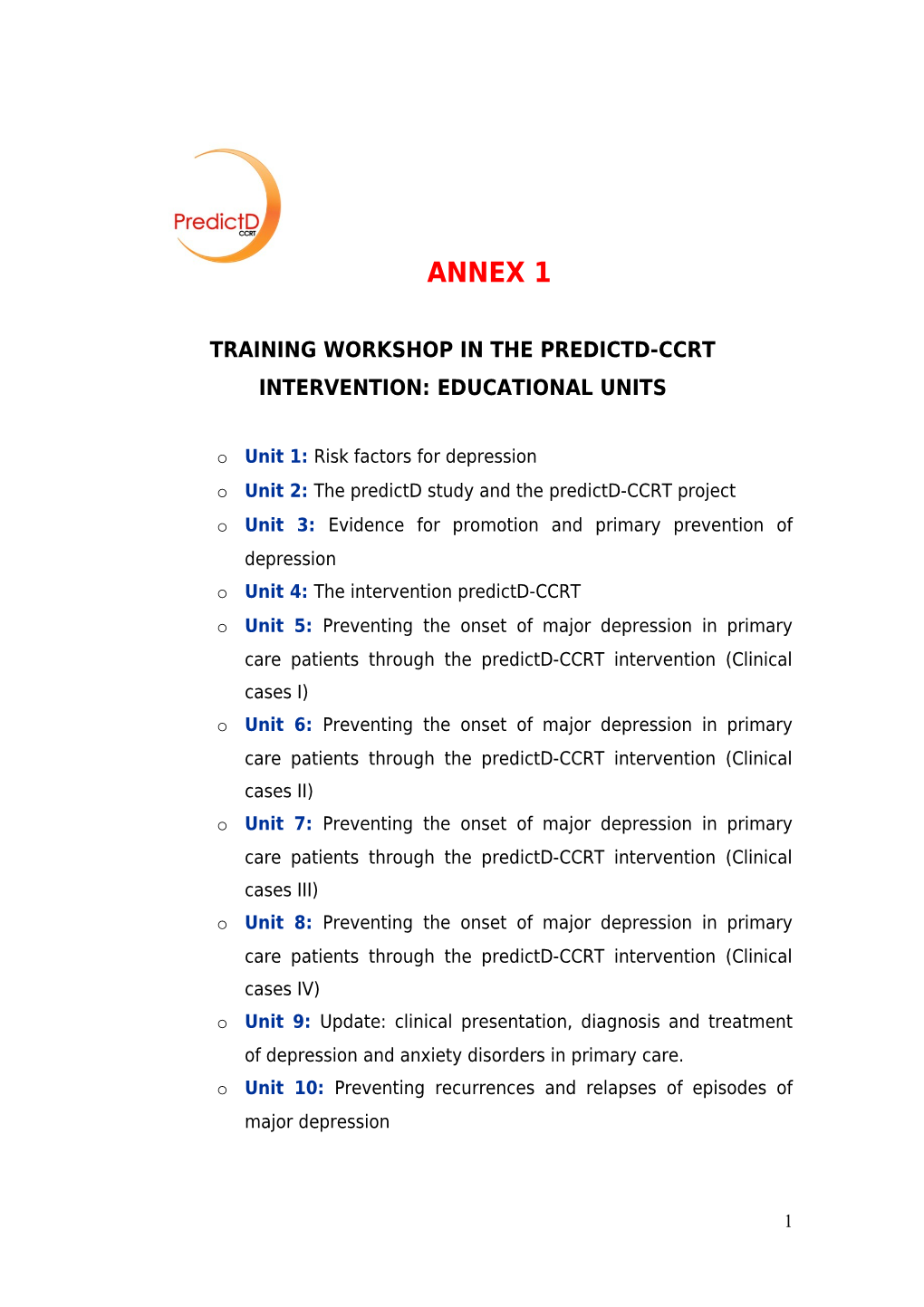 Predictd-CCRT Protocol 04-30-2013